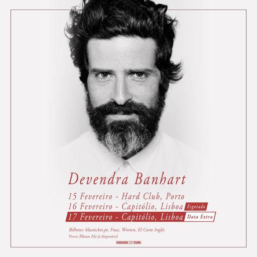 Cartaz: Devendra Banhart anuncia data extra em Portugal