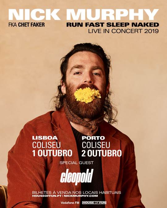 Cartaz: Nich Murphy em Portugal para dois concertos em outubro