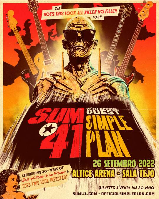 Cartaz: Sum 41 + Simple Plan