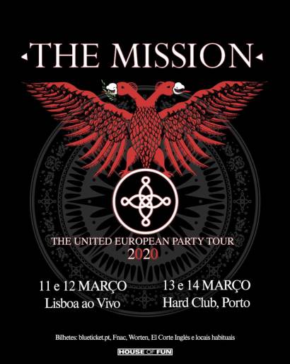 Cartaz: The Mission em Portugal para quatro concertos especiais